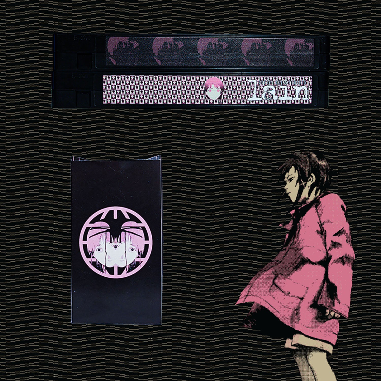 Serial Experiments Lain VHS Box Set — cardboard sleeve — front cover artwork — VCR Zone