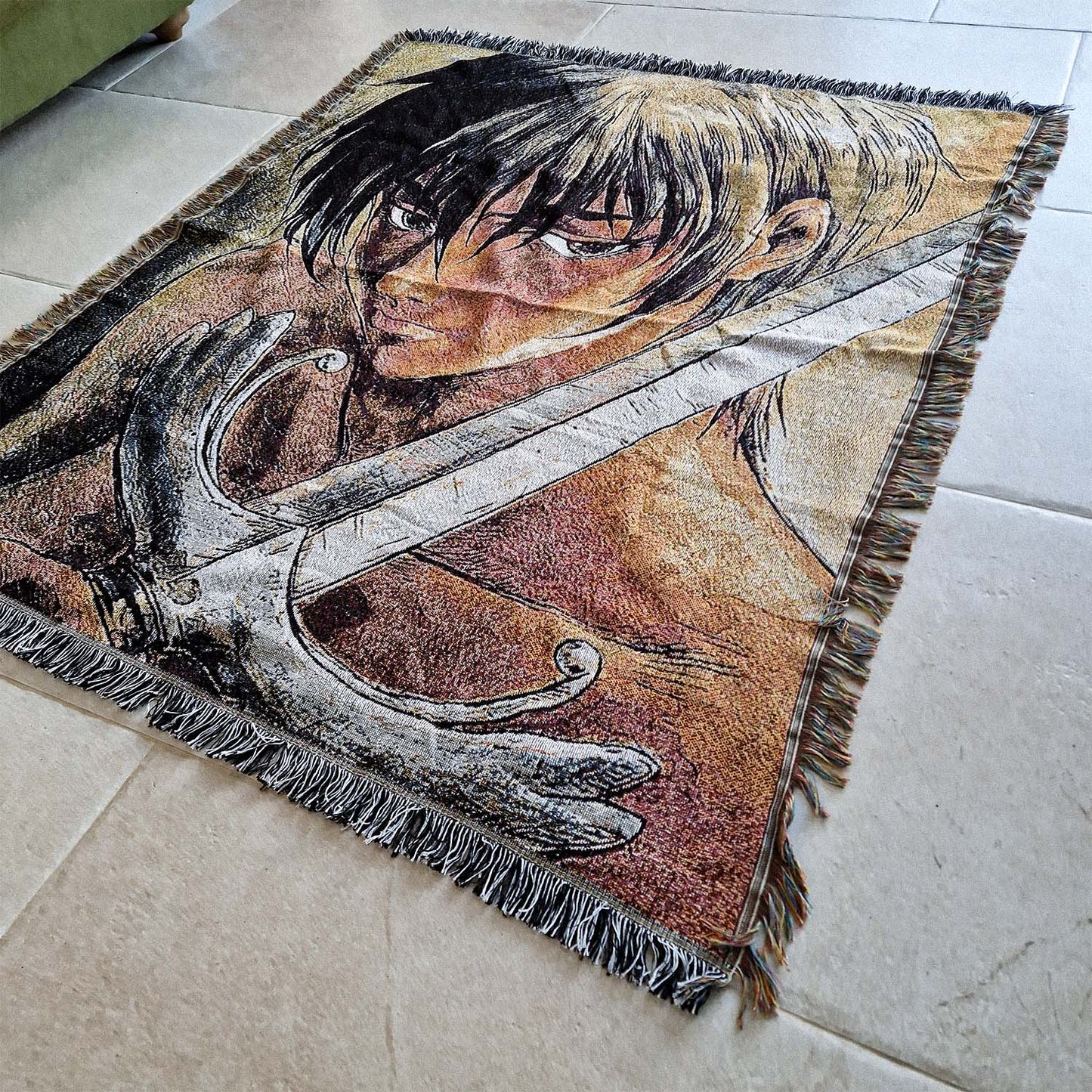 Berserk Casca Tapestry Blanket Pre Order