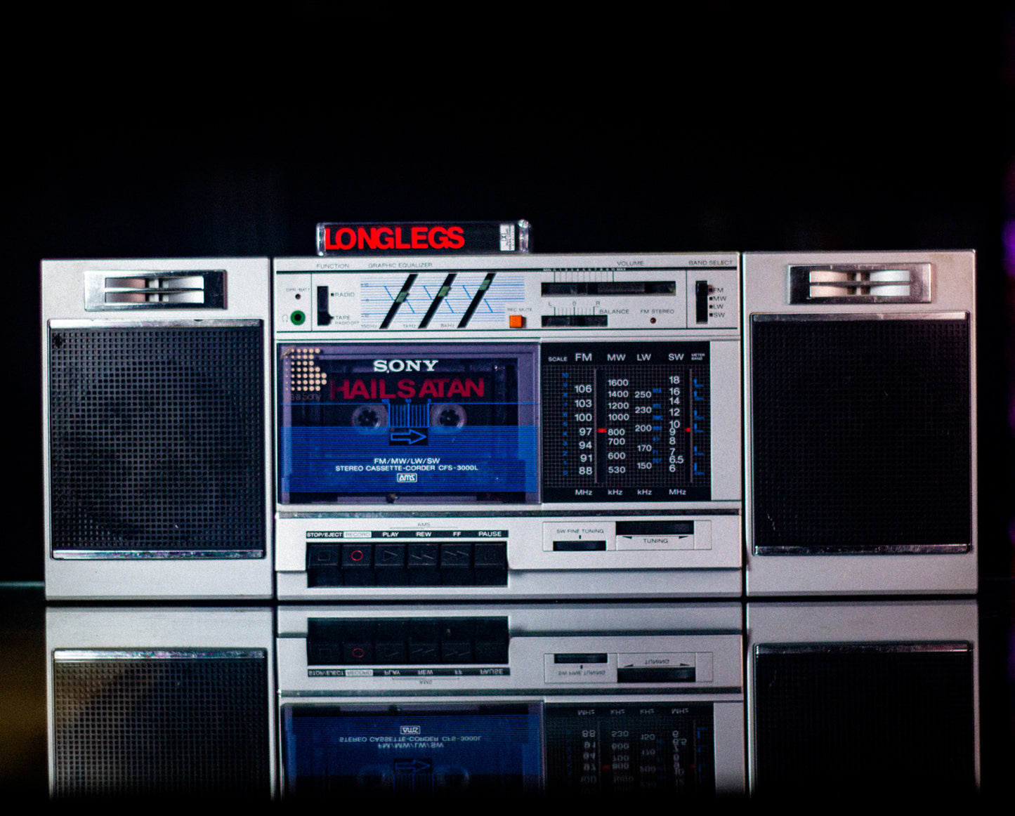 Longlegs Cassette Soundtrack — cassette with J-card — J-card front cover — VCR Zone