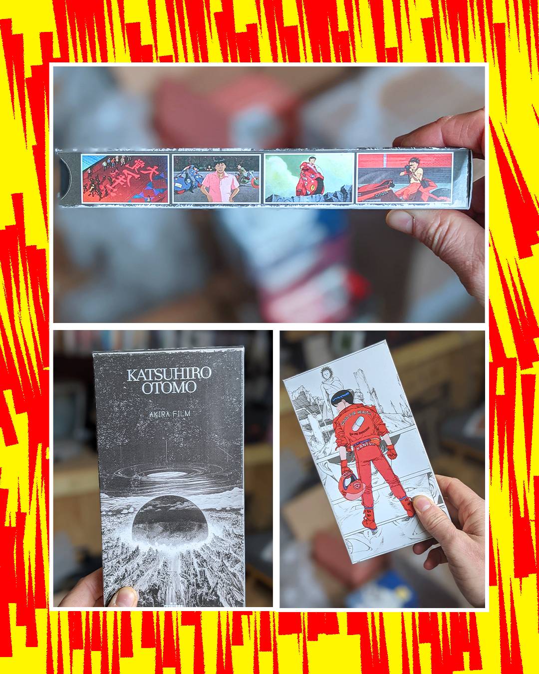 Akira VHS — cardboard sleeve — front cover artwork — VCR Zone