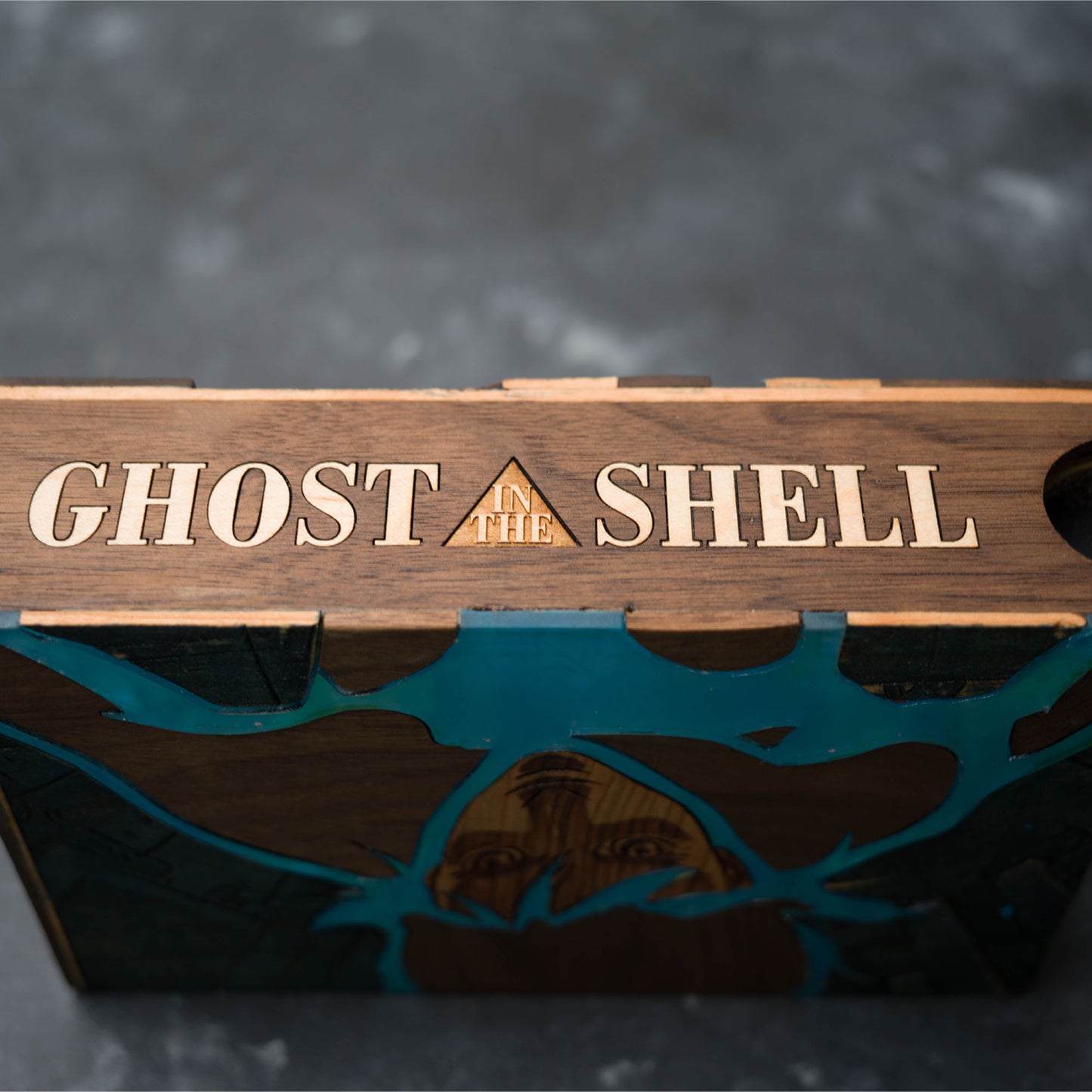 Ghost in the Shell on VHS — cardboard sleeve — front cover artwork — VCR Zone