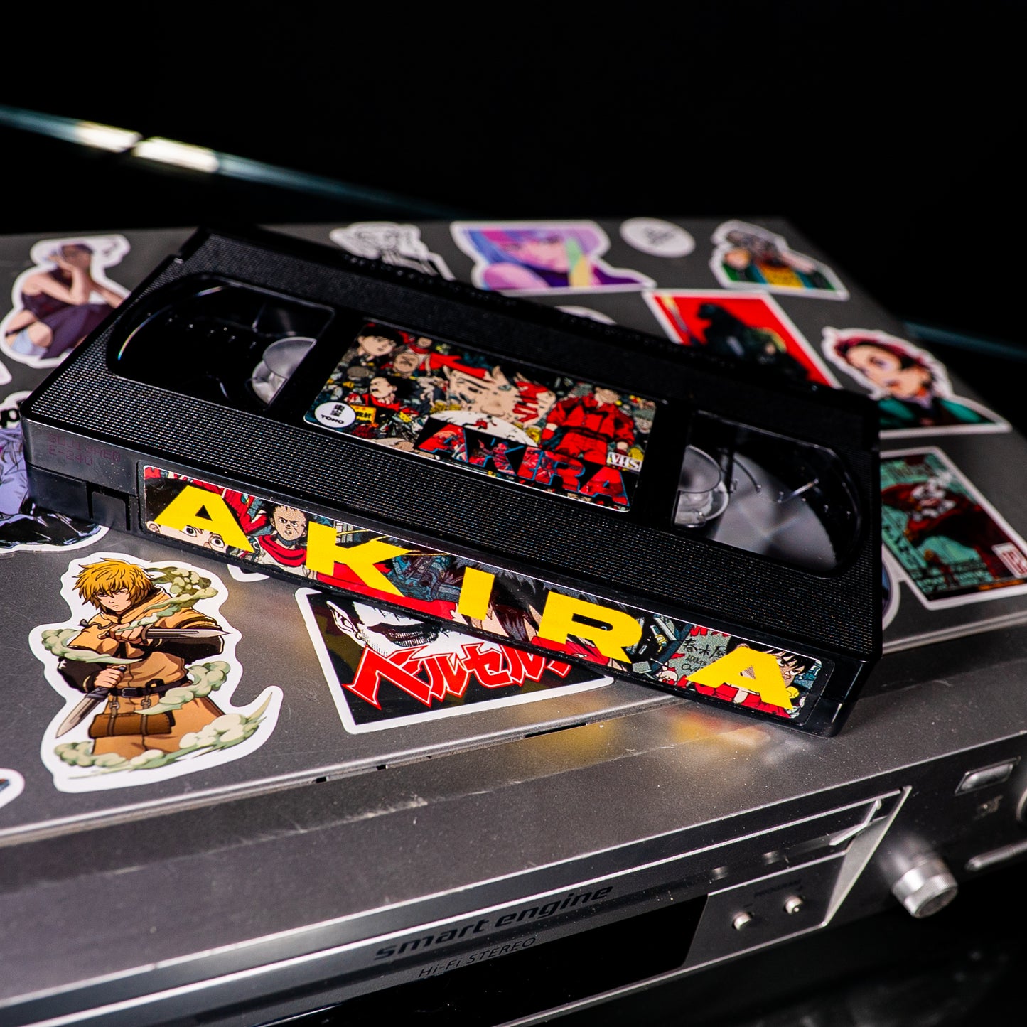 Akira VHS — cardboard sleeve — alternate angle of sleeve and tape — VCR Zone