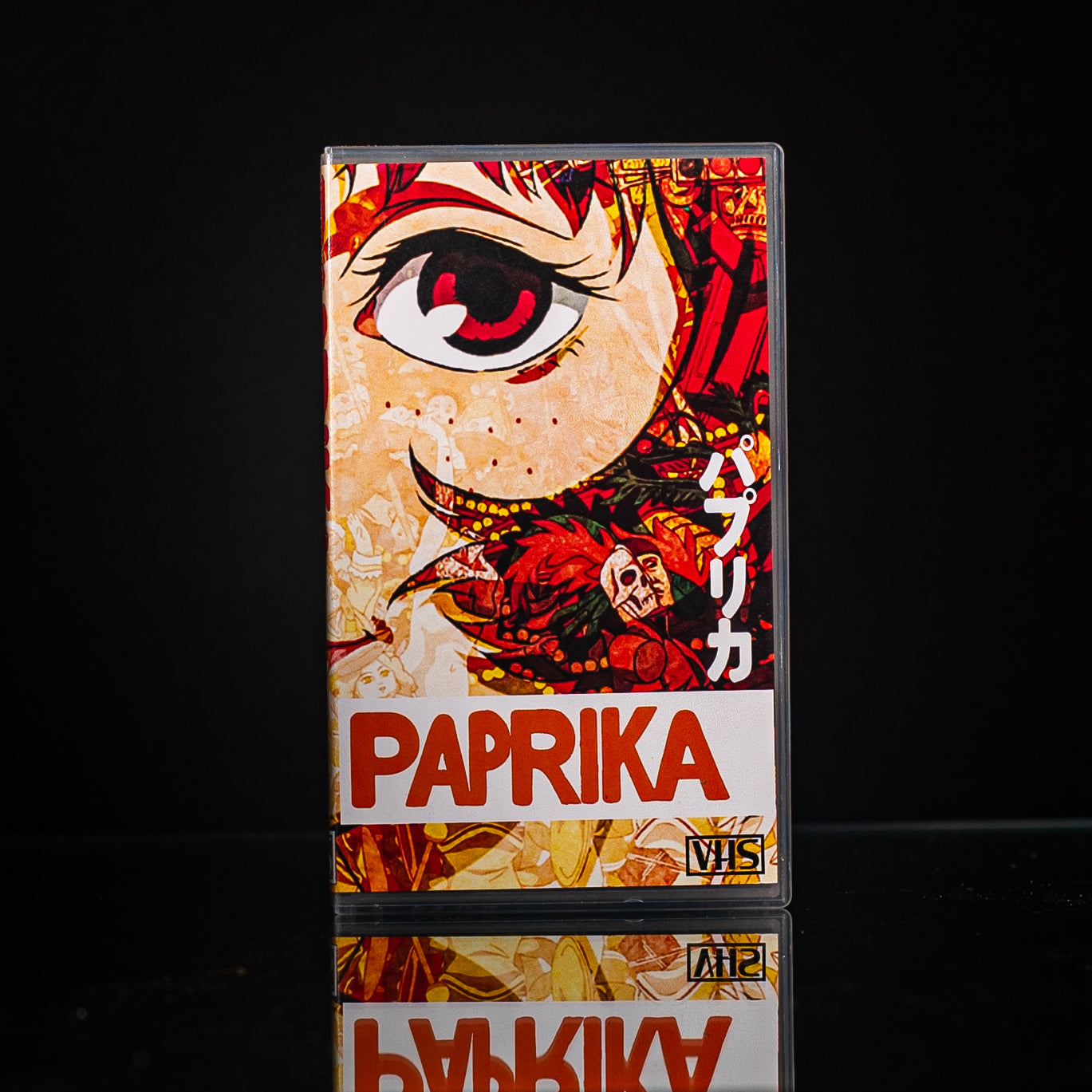 Paprika on VHS — cardboard sleeve — front cover artwork — VCR Zone