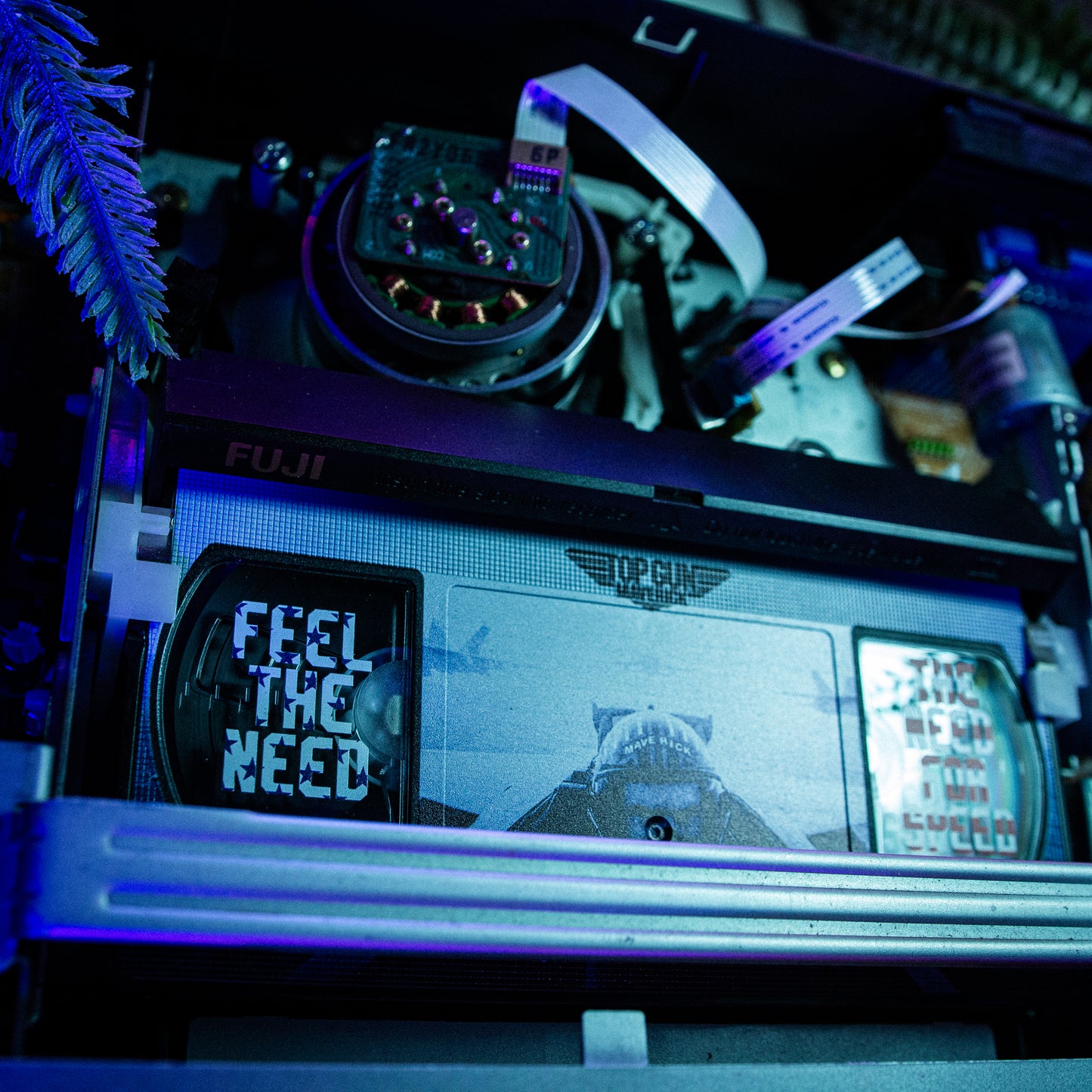 Top Gun Maverick VHS w/ Acrylic Case Pre-Order — cardboard sleeve — front cover artwork — VCR Zone