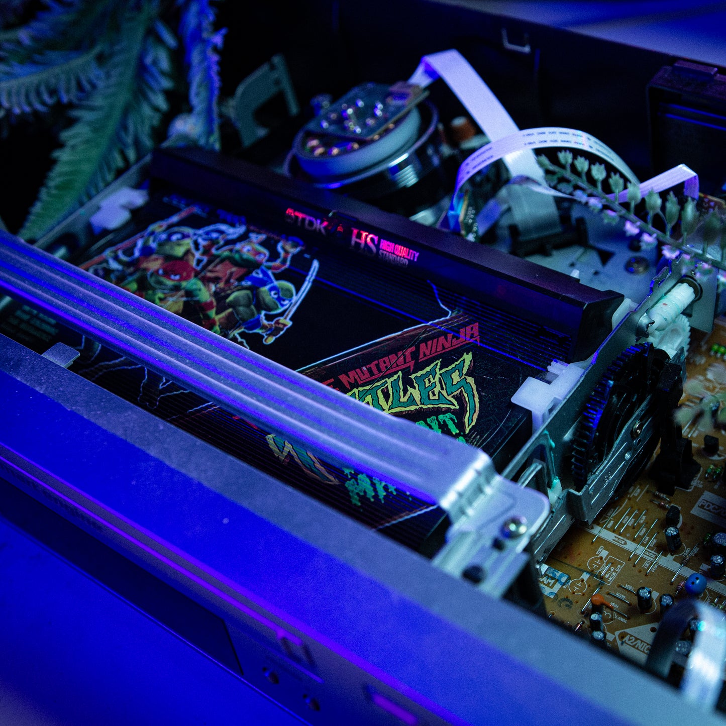 TMNT: Mutant Mayhem VHS w/ Acrylic Case Pre-Order — cardboard sleeve — front cover artwork — VCR Zone