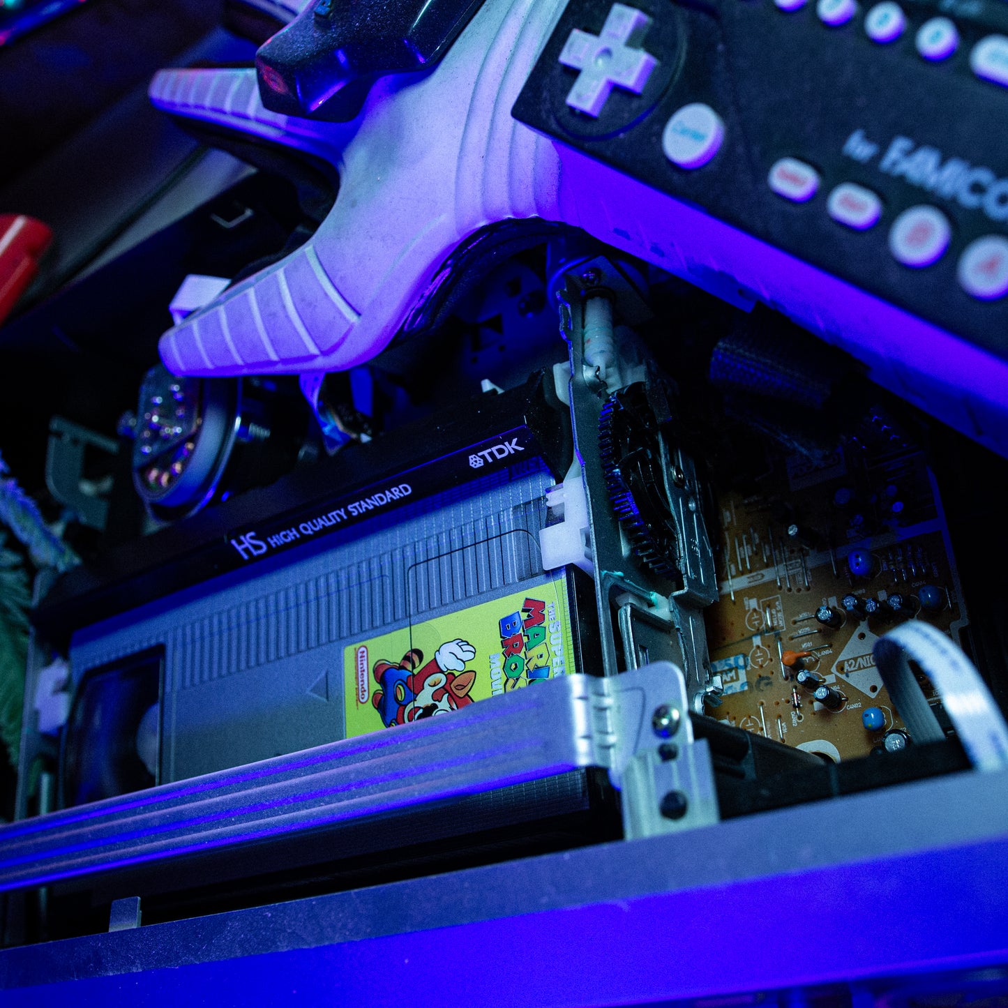 SMB Movie VHS w/ Acrylic Case Pre-Order — cardboard sleeve — front cover artwork — VCR Zone