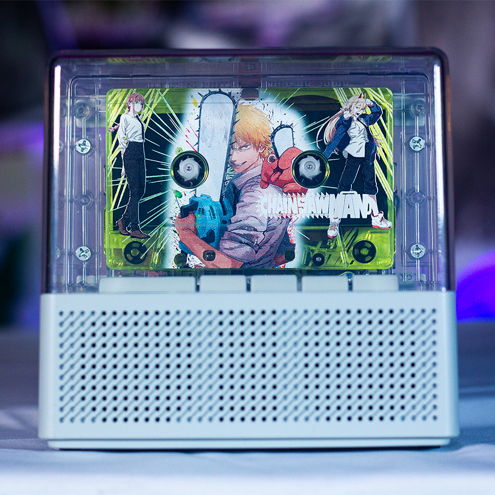 Chainsaw Man Cassette Soundtrack Ultimate Edition Pre Order — cassette with J-card — B-side label and case — VCR Zone