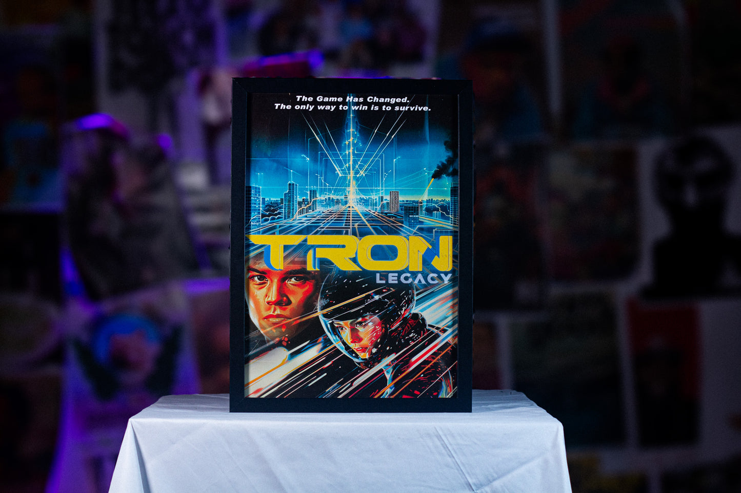 Tron Legacy A3 Poster — A3 poster — full artwork — VCR Zone