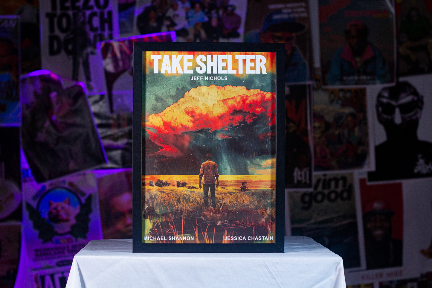 Take Shelter A3 Poster — A3 poster — full artwork — VCR Zone