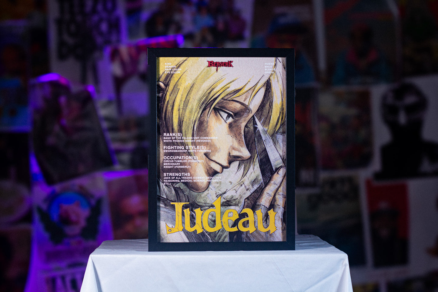 Berserk 1 A3 Poster — A3 poster — full artwork — VCR Zone