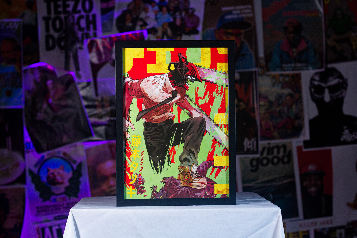 Chainsaw Man 1 A3 Poster — A3 poster — full artwork — VCR Zone