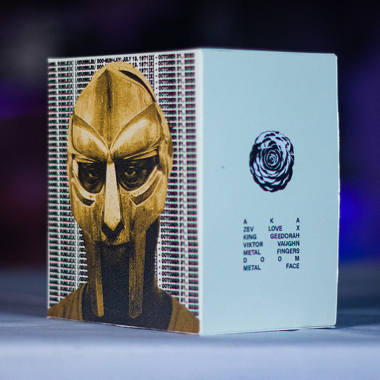 MFDOOM Box 6-Pack Cassettes — cassette with J-card — J-card back panel and spine — VCR Zone