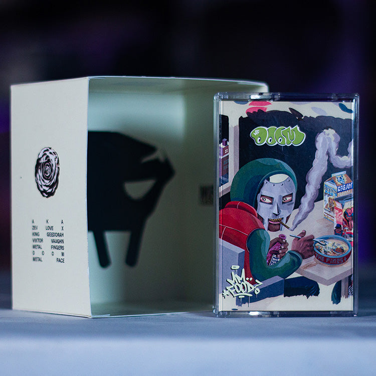 MFDOOM Box 6-Pack Cassettes — cassette with J-card — J-card front cover — VCR Zone
