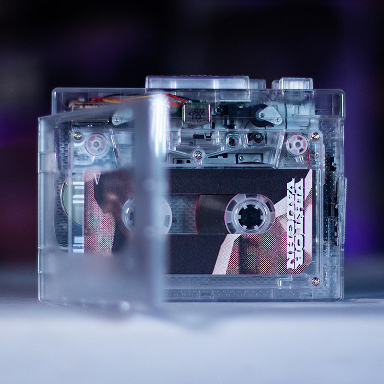 Vaudeville Villain Cassette — cassette with J-card — J-card back panel and spine — VCR Zone