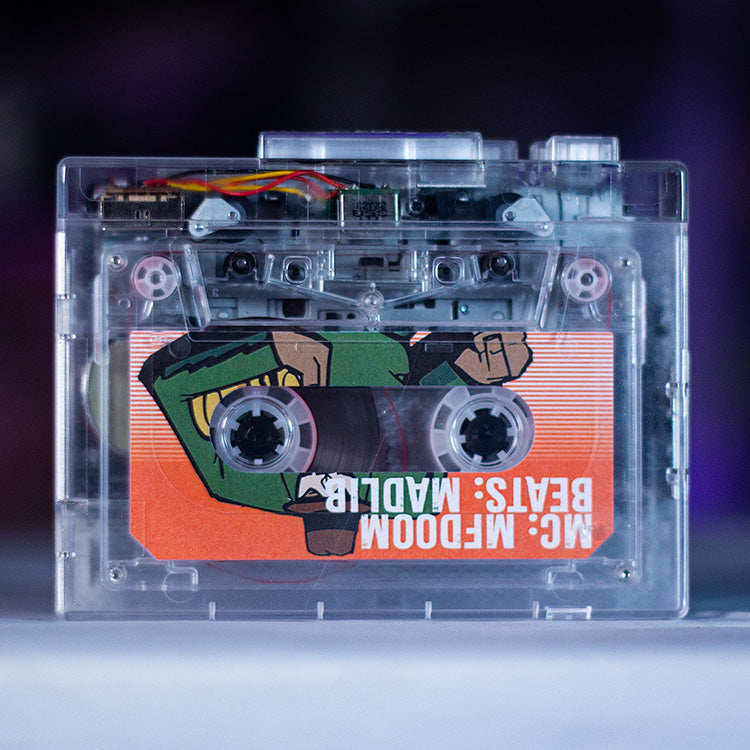 MFDOOM Box 6-Pack Cassettes — cassette with J-card — J-card front cover — VCR Zone