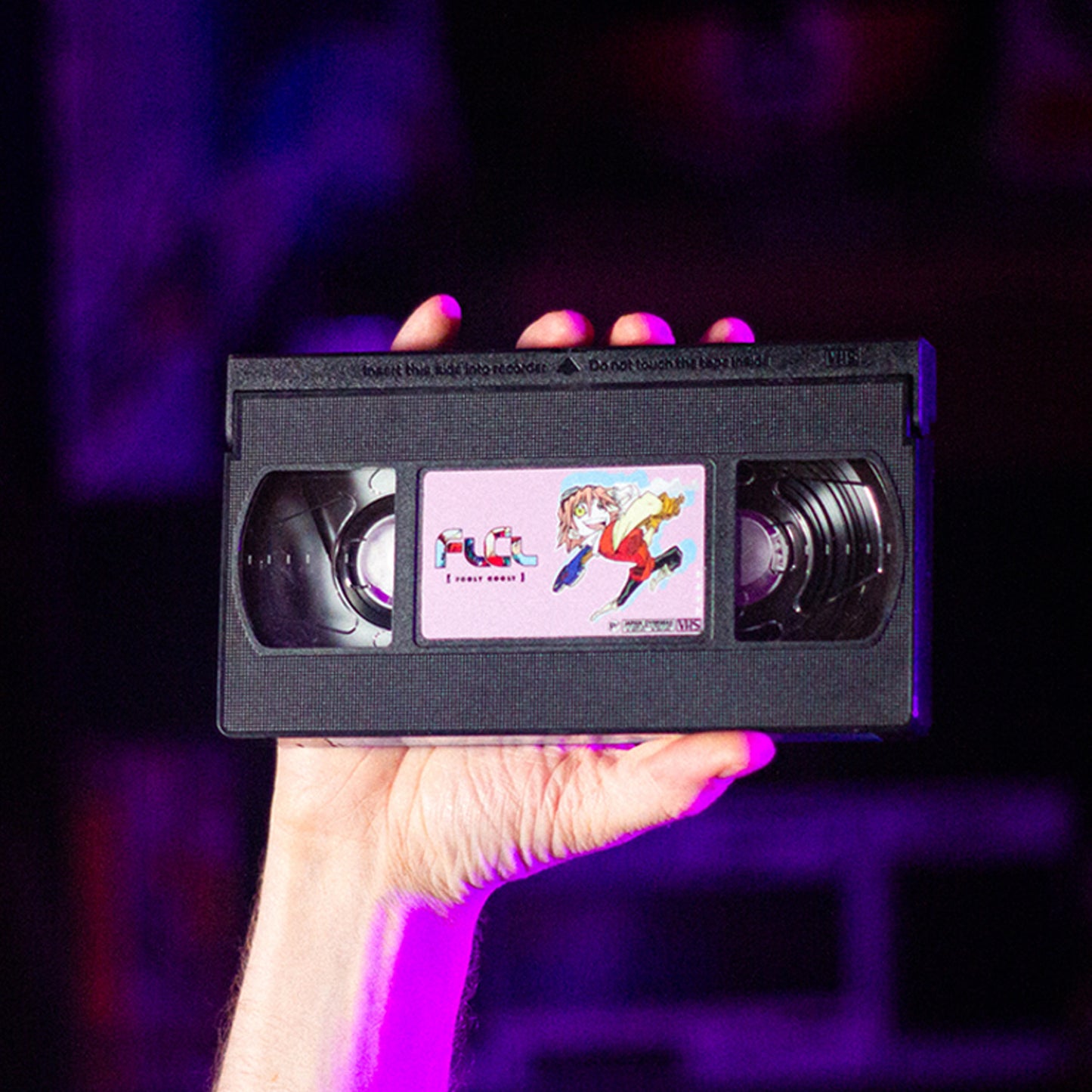 FLCL on VHS — clamshell — front cover artwork — VCR Zone