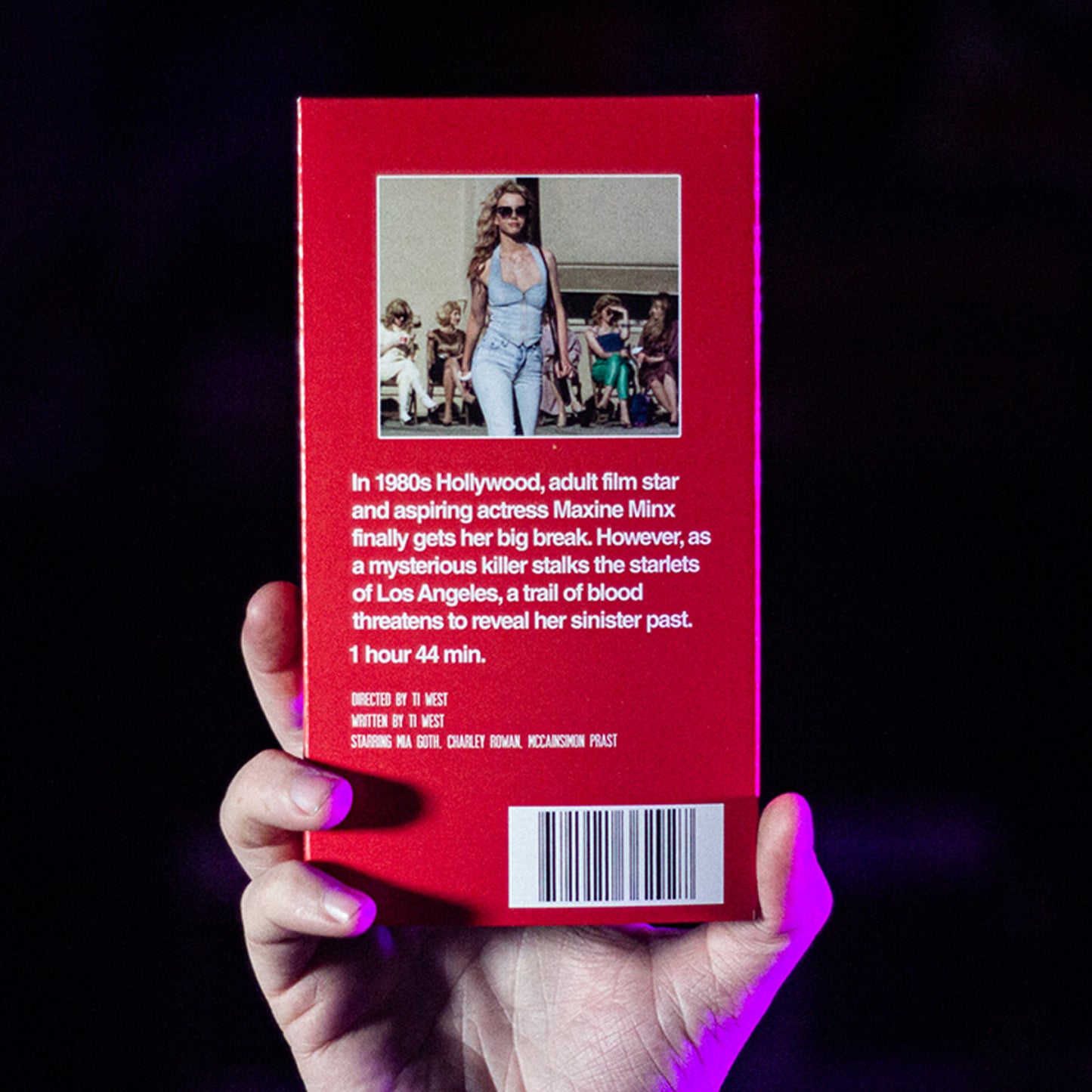 Maxxxine on VHS