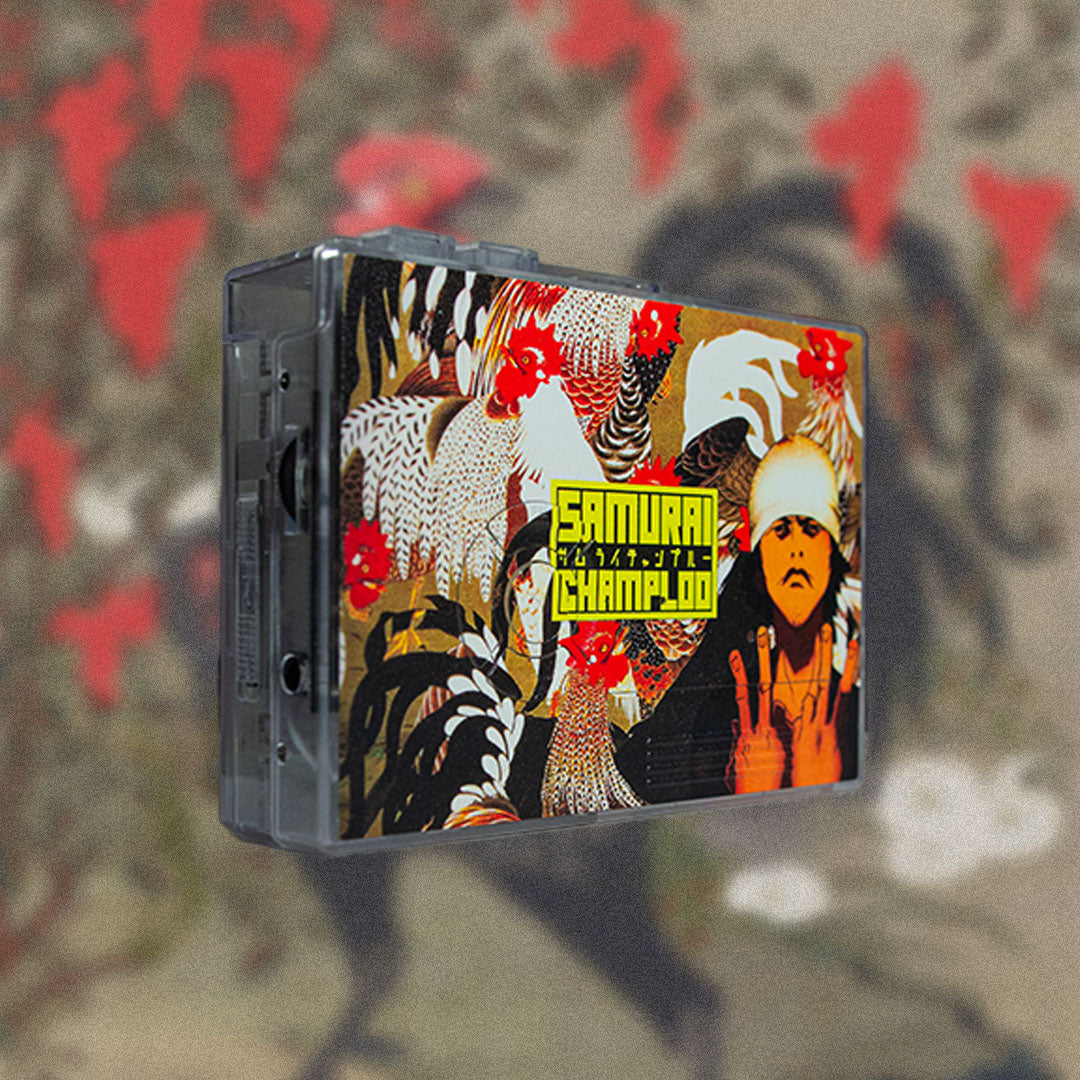 Samurai Champloo Walkman — portable cassette player — top controls and cassette door — VCR Zone