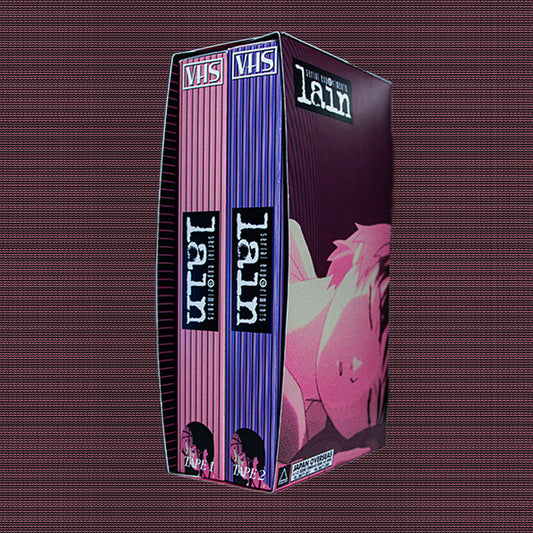 Serial Experiments Lain VHS Box Set — cardboard sleeve — front cover artwork — VCR Zone