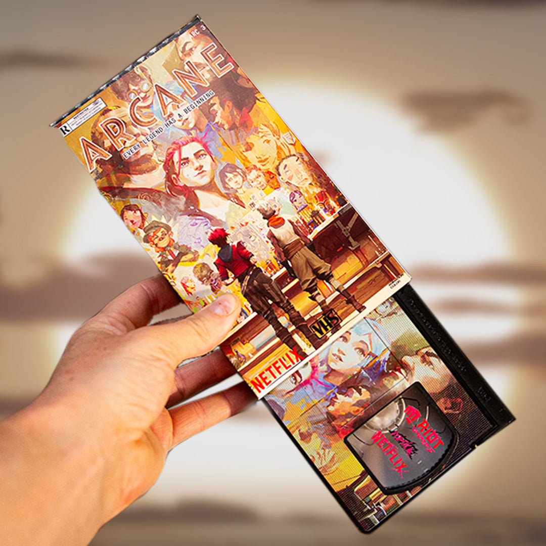 Arcane VHS Box Set — cardboard sleeve — front cover artwork — VCR Zone