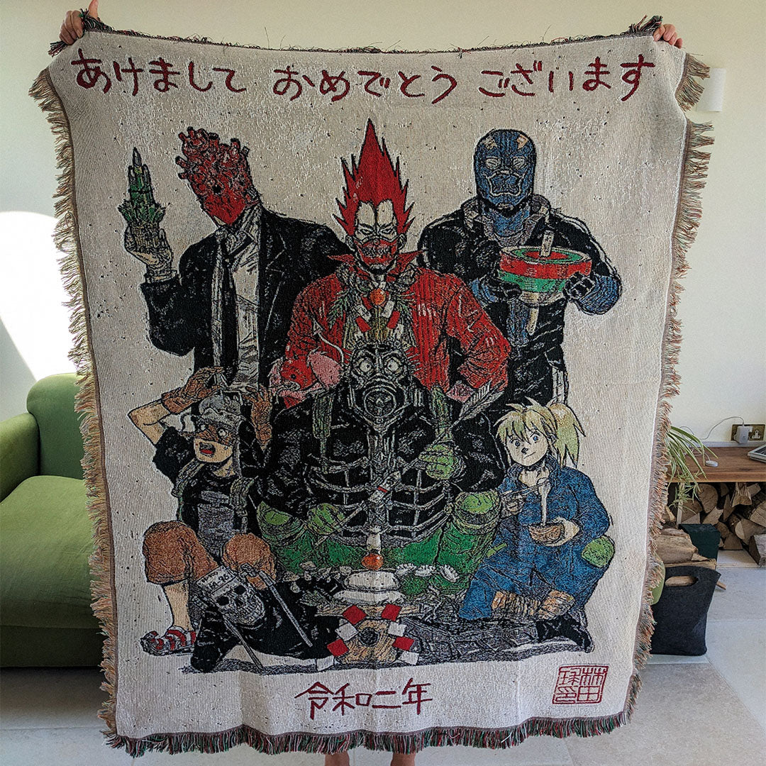 Dorohedoro 'Family' Tapestry Blanket
