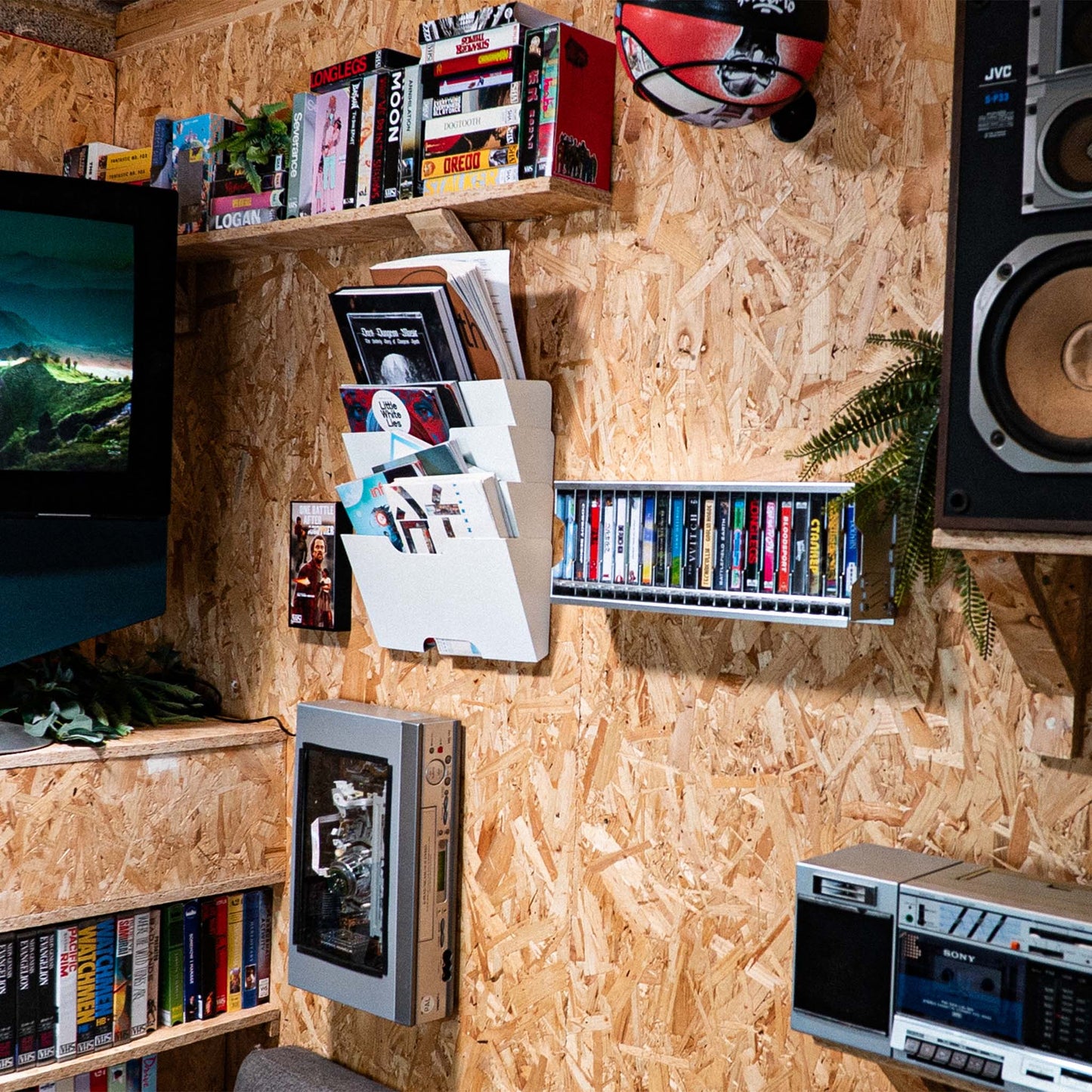 Metal Cassette wall/shelf storage Pre Order