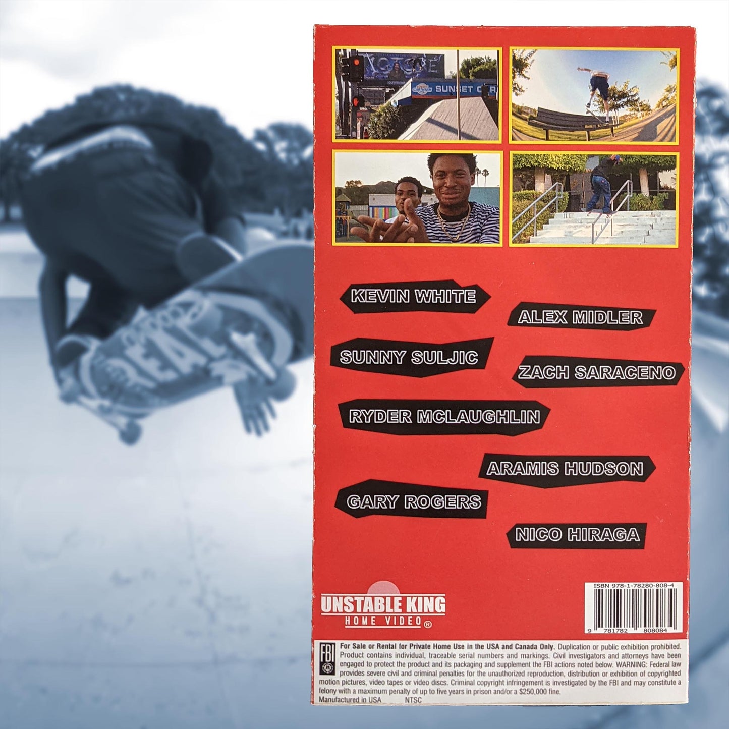 GODSPEED VHS — cardboard sleeve — angled view showing sleeve spine title — VCR Zone