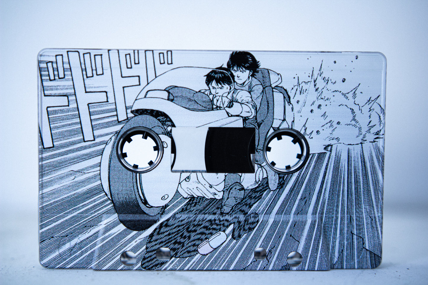 Akira Cassette Soundtrack Ultimate Edition pre order — cassette with J-card — J-card back panel and spine — VCR Zone