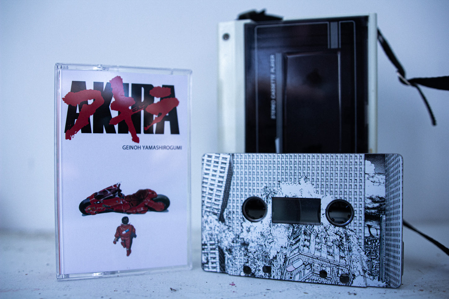 Akira Cassette Soundtrack Ultimate Edition pre order — cassette with J-card — J-card front cover — VCR Zone