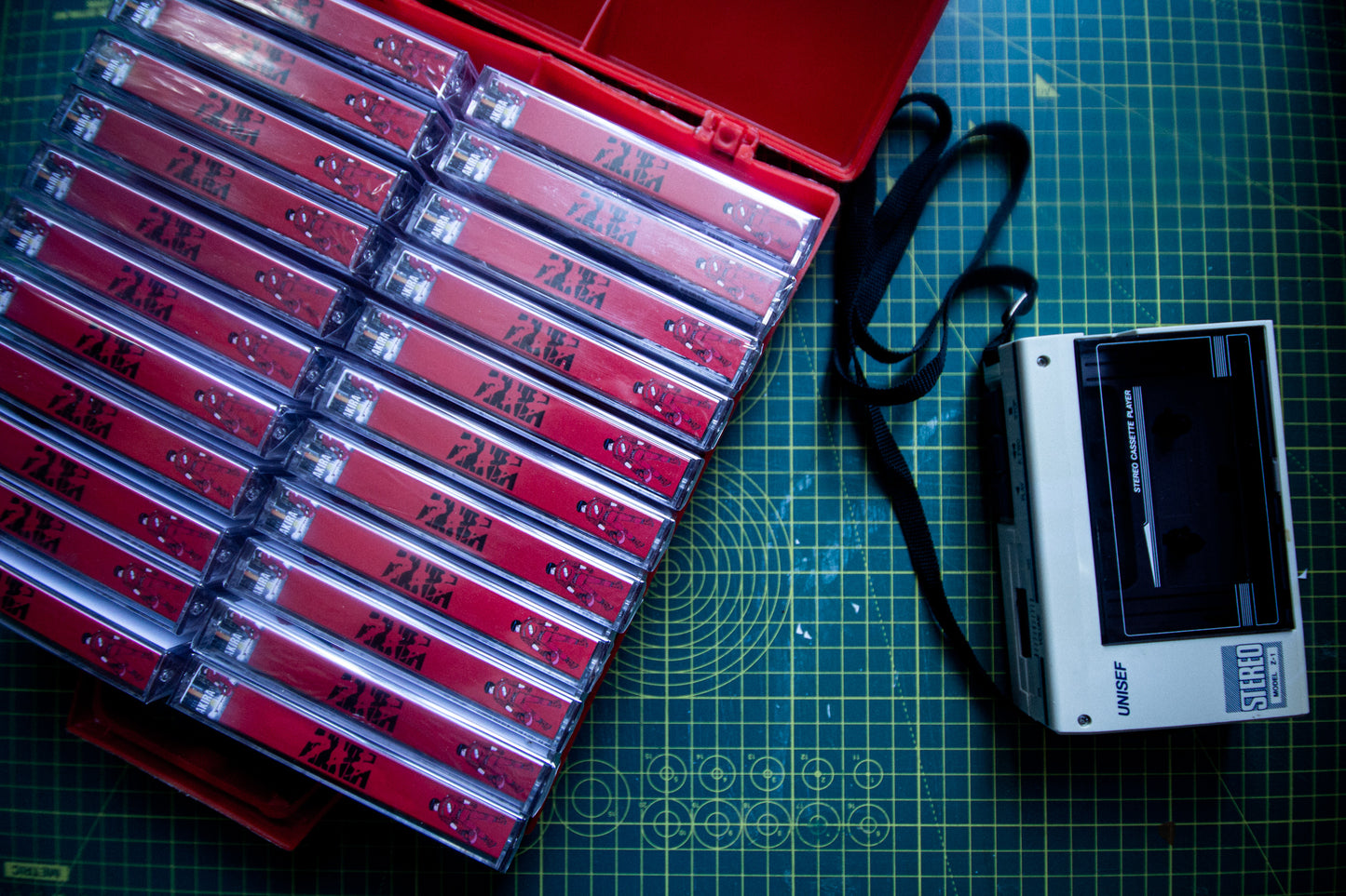 Akira Cassette Soundtrack Ultimate Edition pre order — cassette with J-card — inlay unfolded — VCR Zone