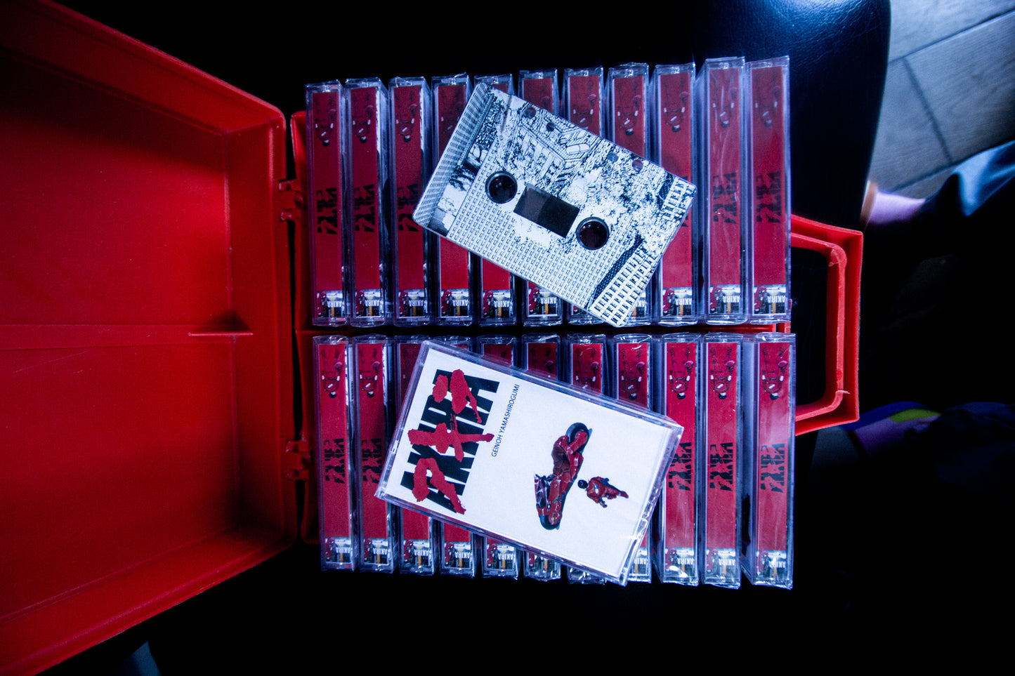 Akira Cassette Soundtrack Ultimate Edition pre order — cassette with J-card — J-card front cover — VCR Zone