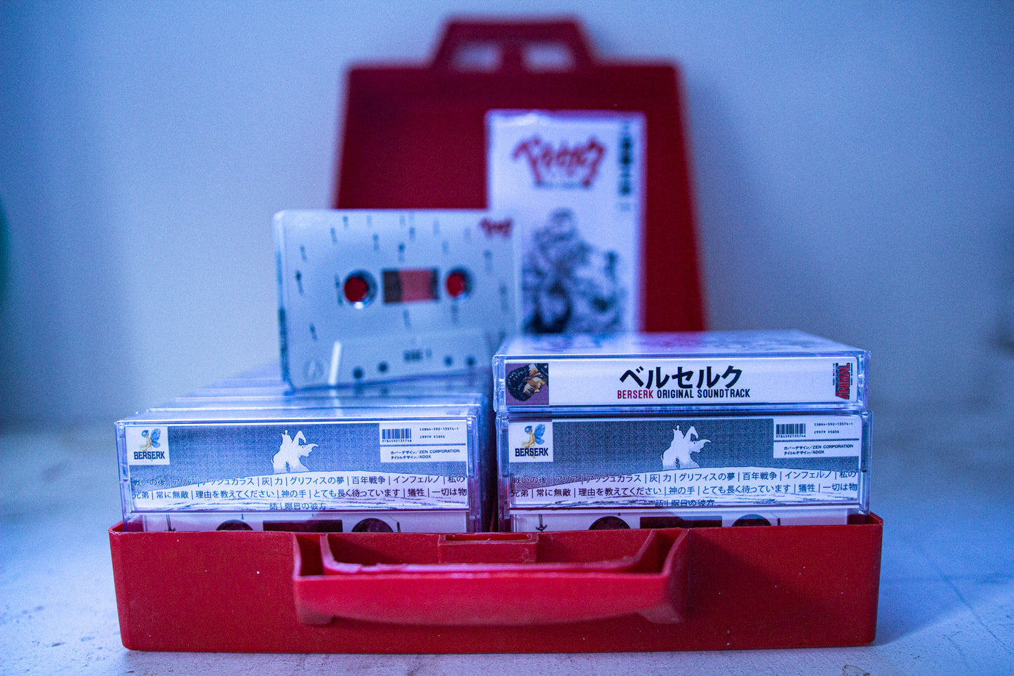 Berserk Cassette Ultimate Edition Pre-Order — cassette with J-card — J-card front cover — VCR Zone