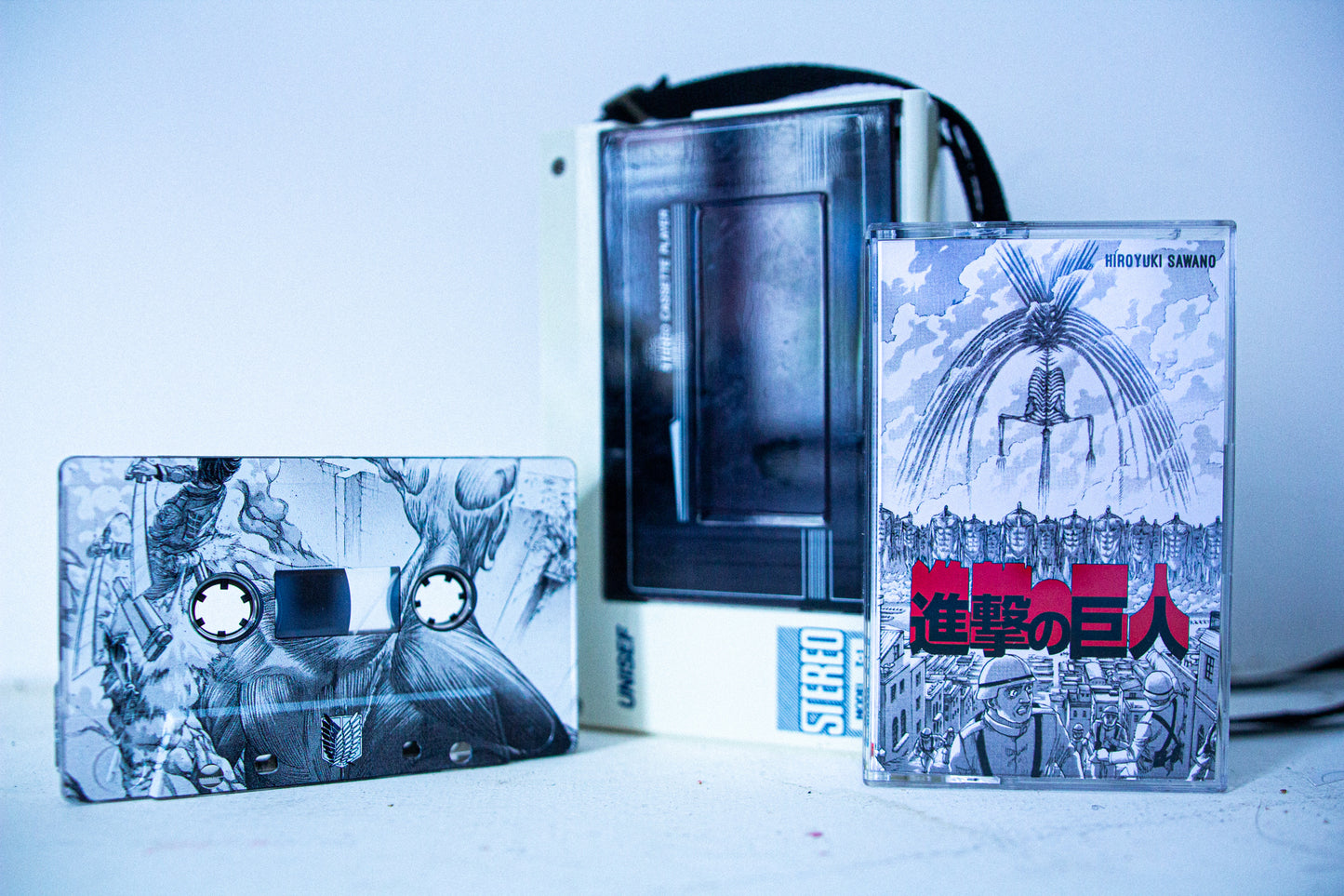 Attack on Titan Ultimate Edition Cassette — cassette with J-card — J-card front cover — VCR Zone