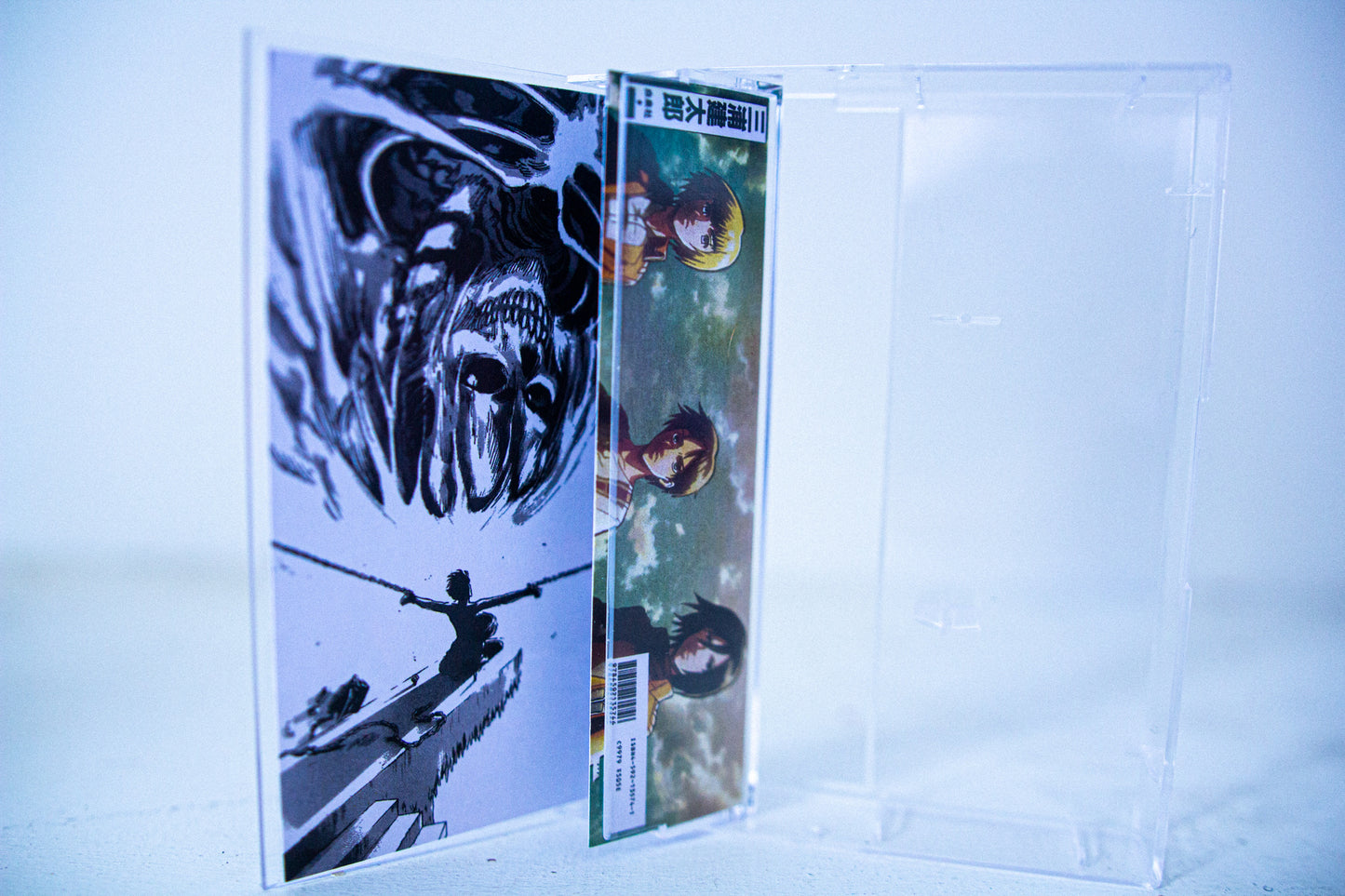 Attack on Titan Ultimate Edition Cassette — cassette with J-card — case and shell detail — VCR Zone
