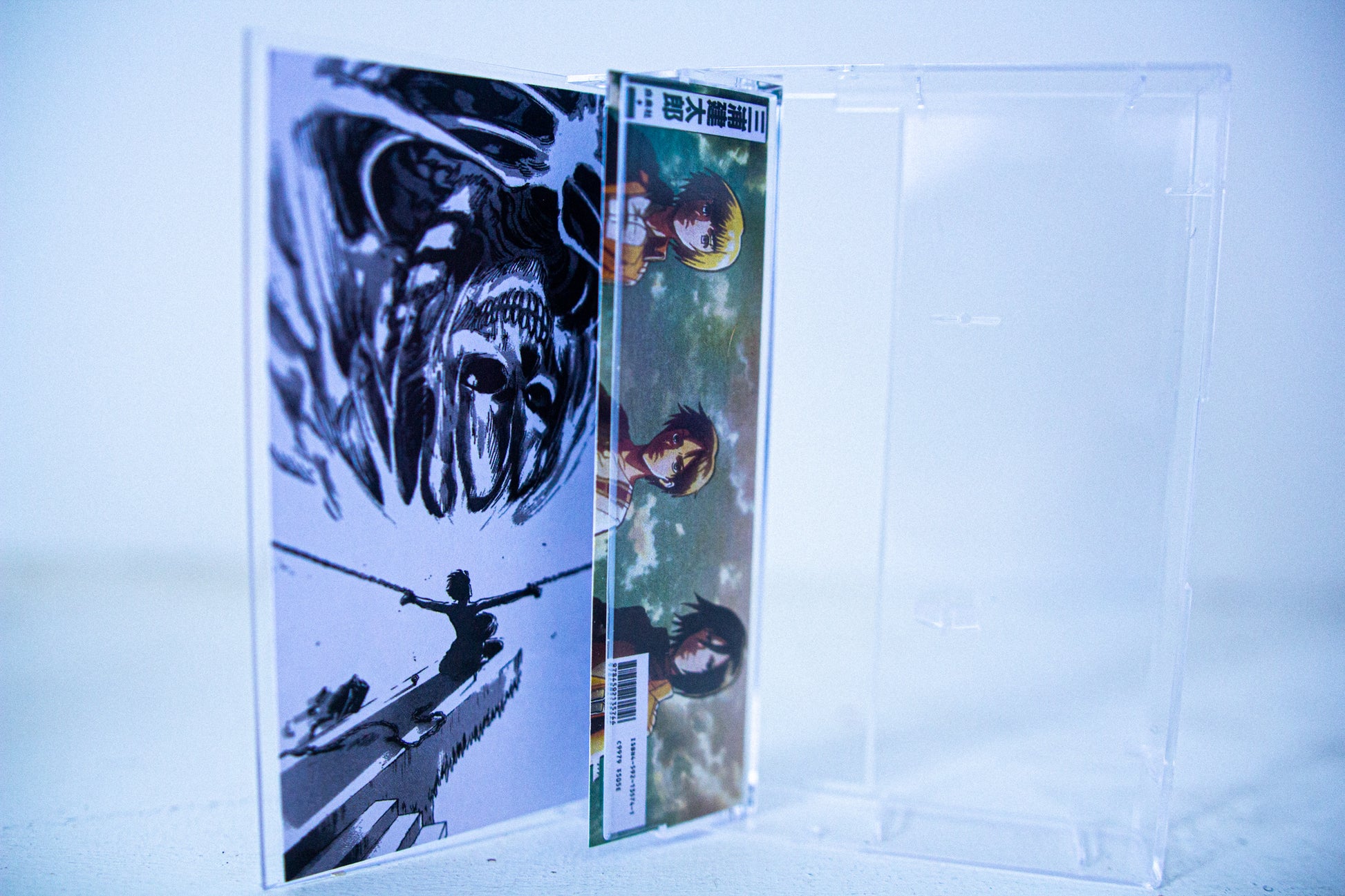 Attack on Titan Ultimate Edition Cassette — cassette with J-card — case and shell detail — VCR Zone