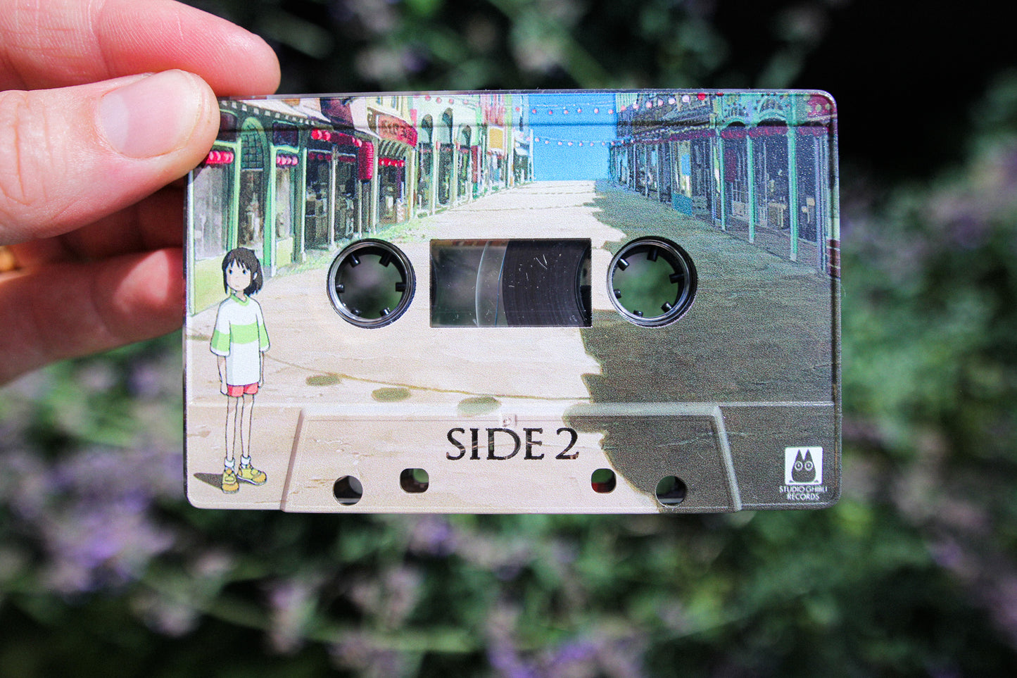 Spirited Away Ultimate Cassette Soundtrack — cassette with J-card — B-side label and case — VCR Zone