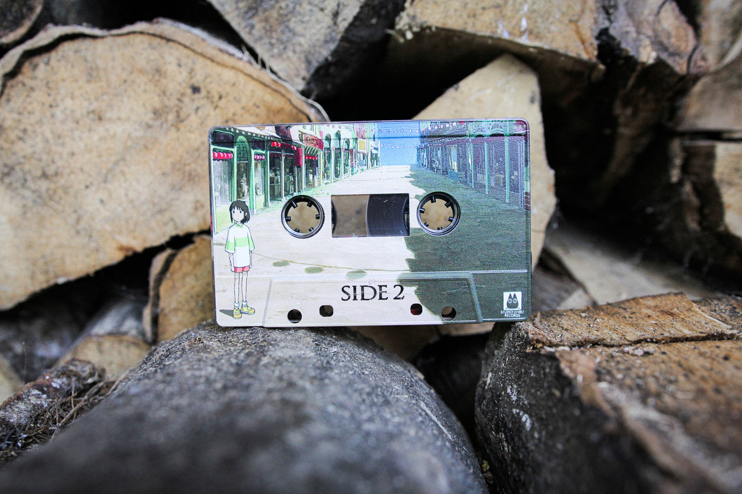 Spirited Away Ultimate Cassette Soundtrack — cassette with J-card — inlay unfolded — VCR Zone