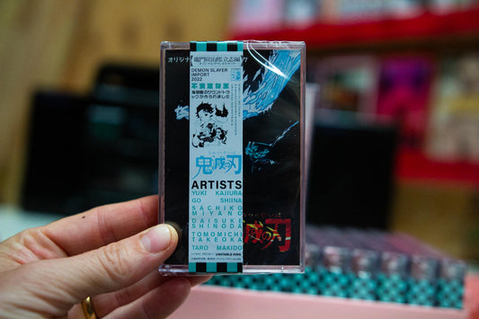 Demon Slayer Cassette Ultimate Edition Pre-Order — cassette with J-card — J-card front cover — VCR Zone