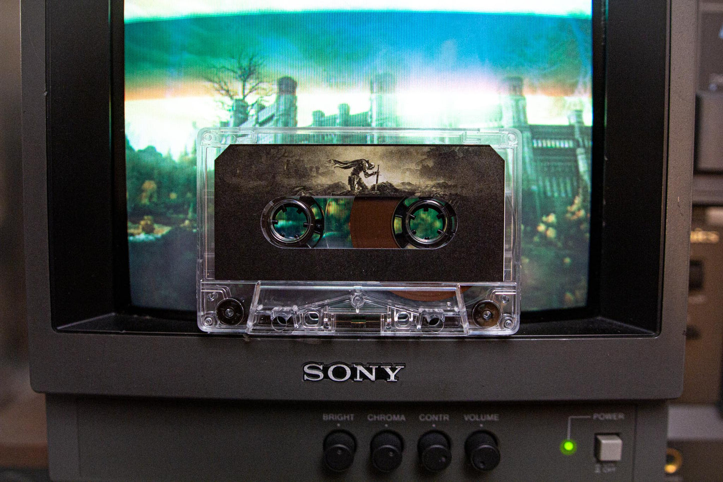 Elden Ring Cassette Soundtrack — cassette with J-card — J-card front cover — VCR Zone