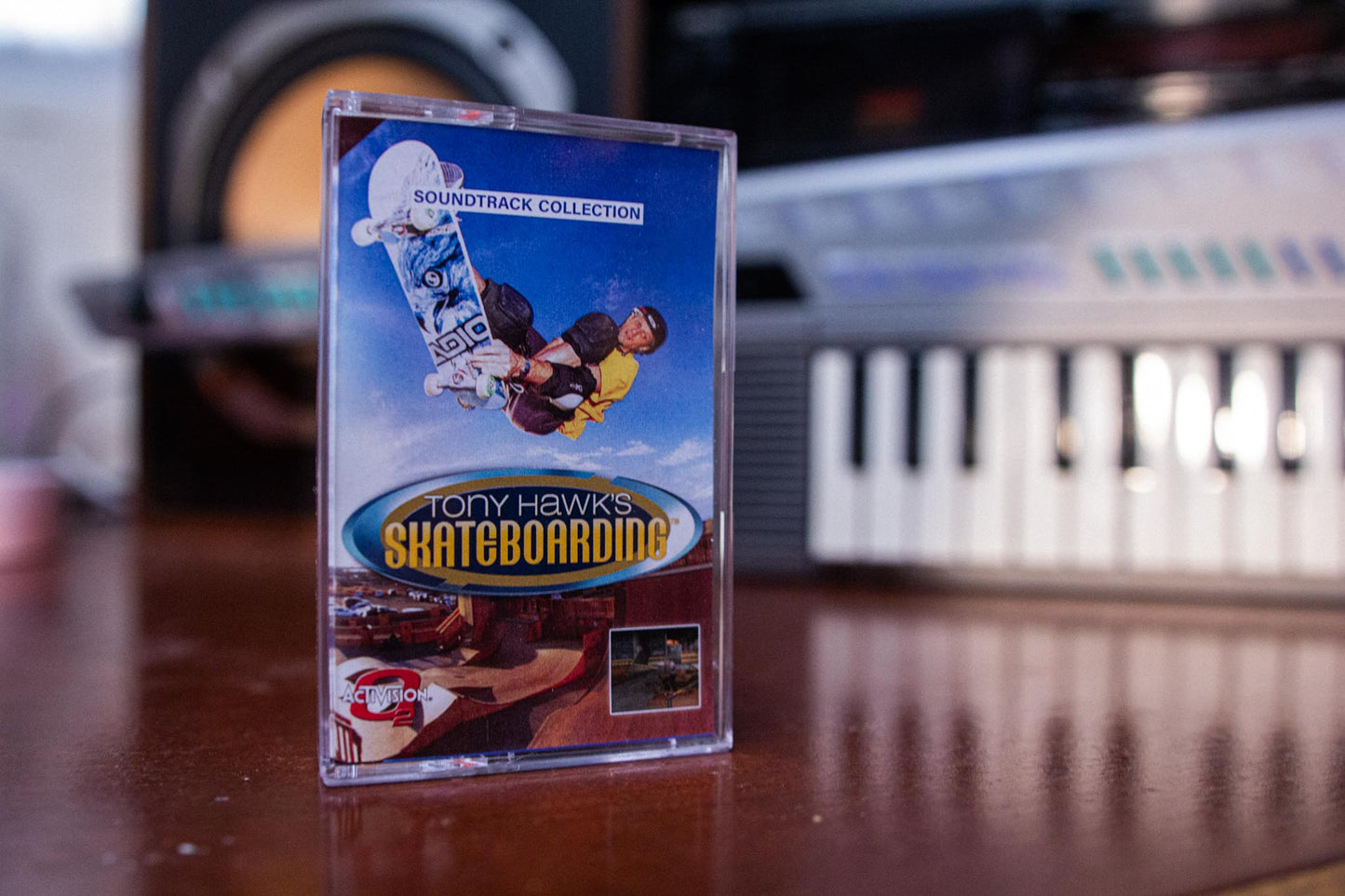 THPS 1&2 Cassette Soundtrack — cassette with J-card — J-card front cover — VCR Zone