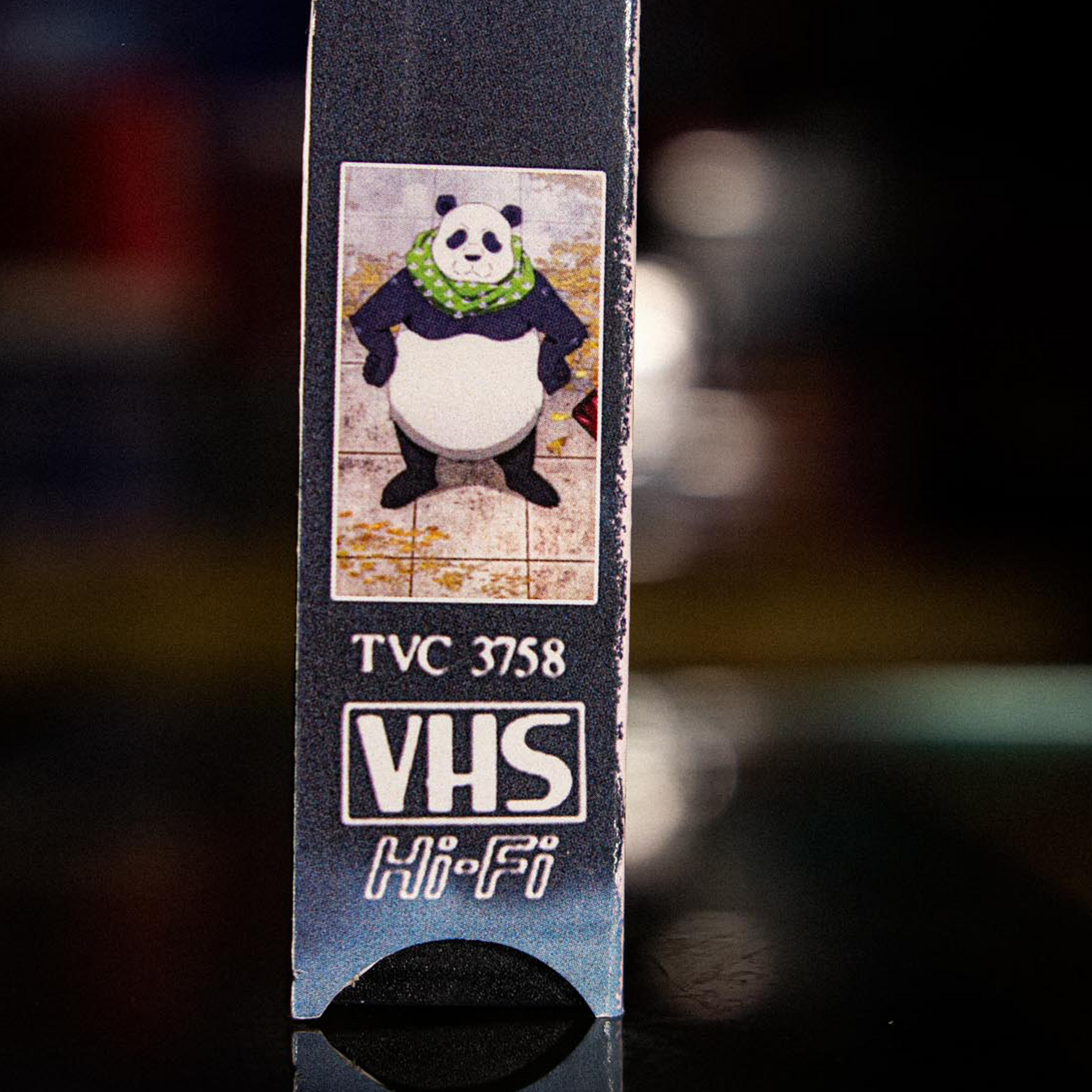JJK 0 on VHS — cardboard sleeve — alternate angle of sleeve and tape — VCR Zone