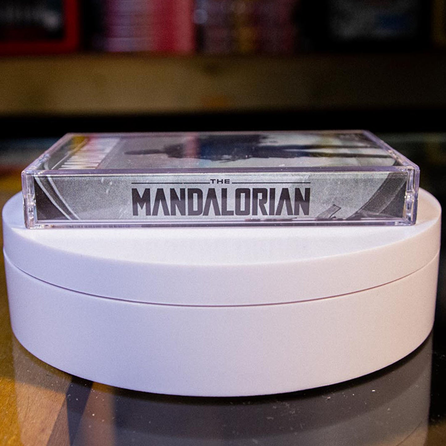 Mandalorian OST on Cassette — cassette with J-card — J-card front cover — VCR Zone