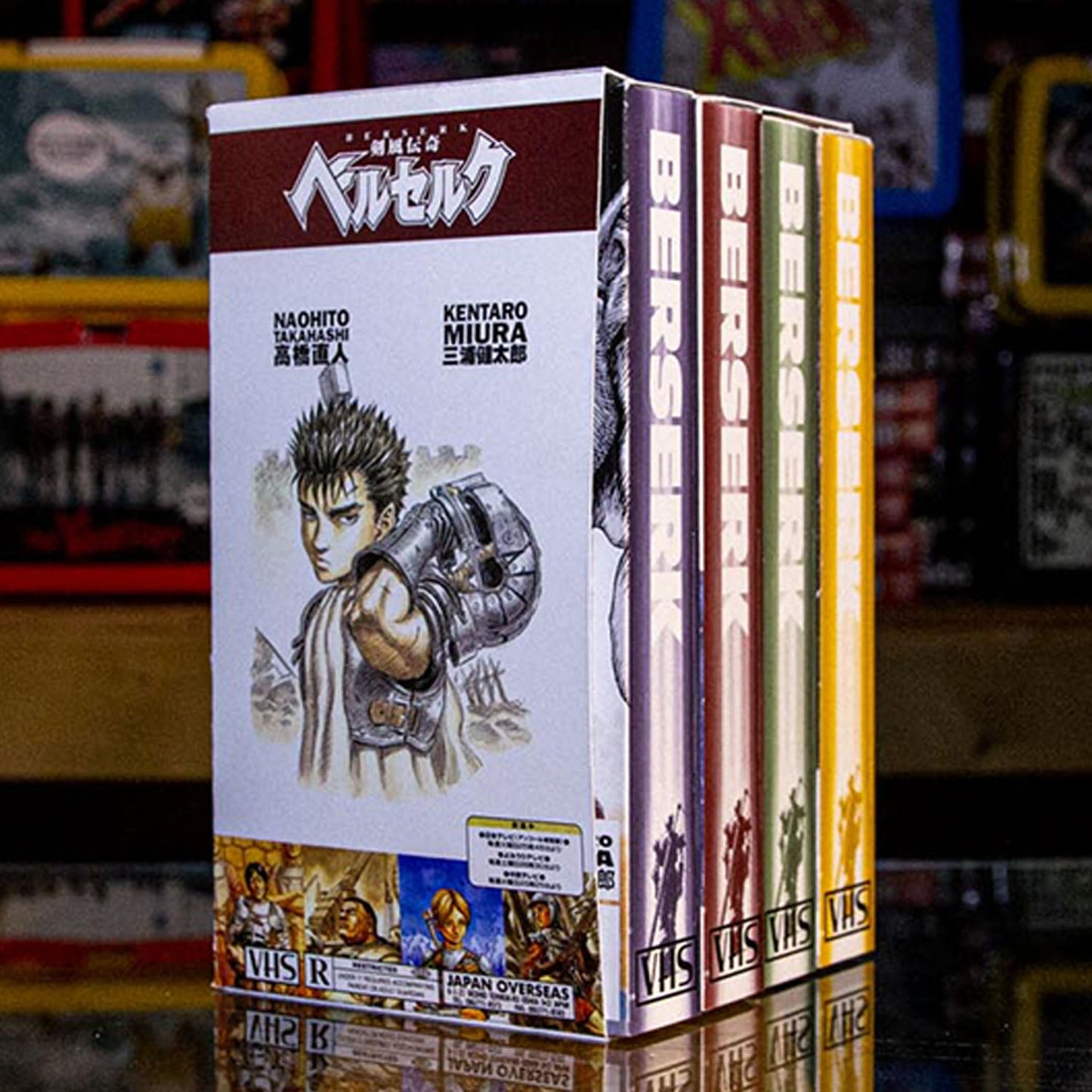 Berserk 97' VHS Box Set Edition. — cardboard sleeve — front cover artwork — VCR Zone