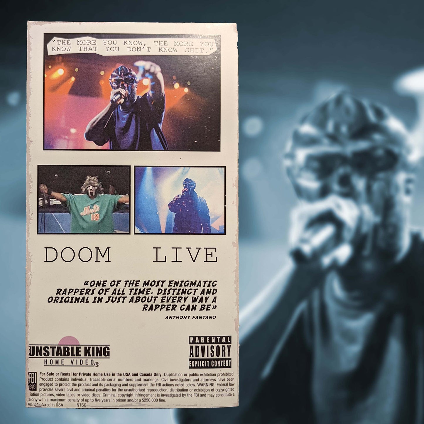 MF DOOM LIVE VHS - TSUBAKI EDITION