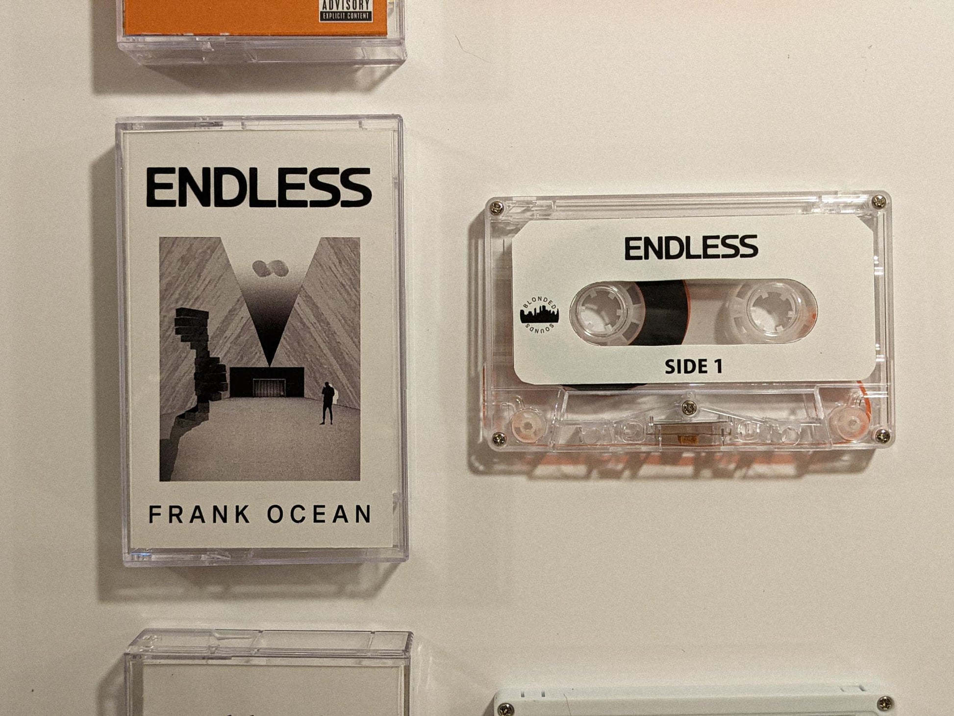 Endless — cassette — cassette with J-card — J-card front cover — VCR Zone