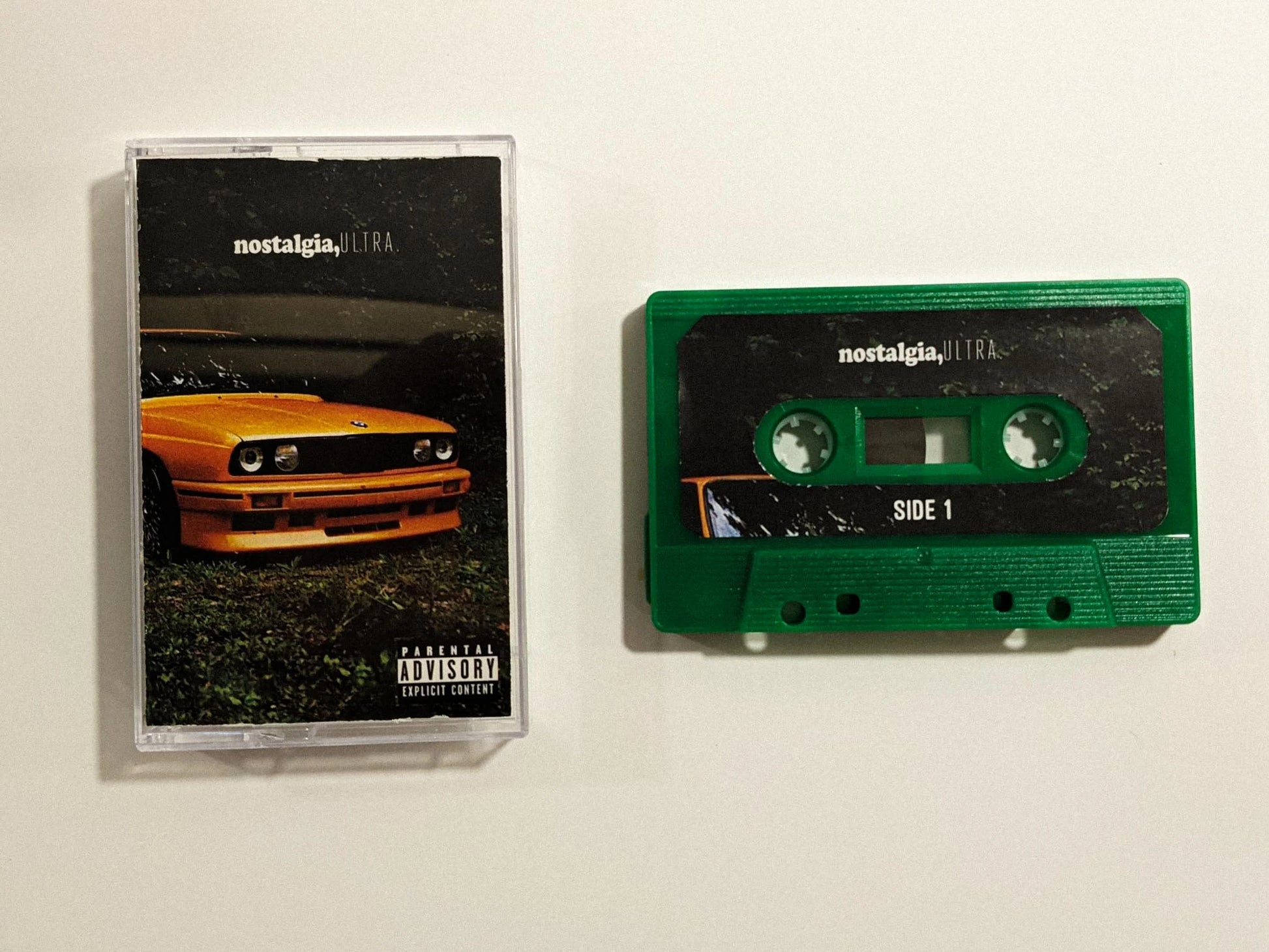 Nostalgia, Ultra Cassette — cassette with J-card — J-card front cover — VCR Zone