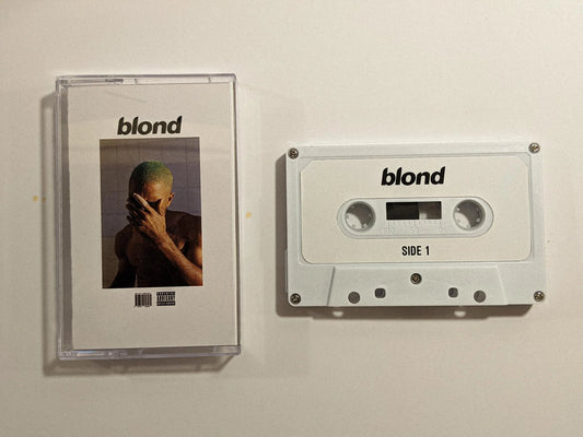 Blonde — cassette — cassette with J-card — J-card front cover — VCR Zone