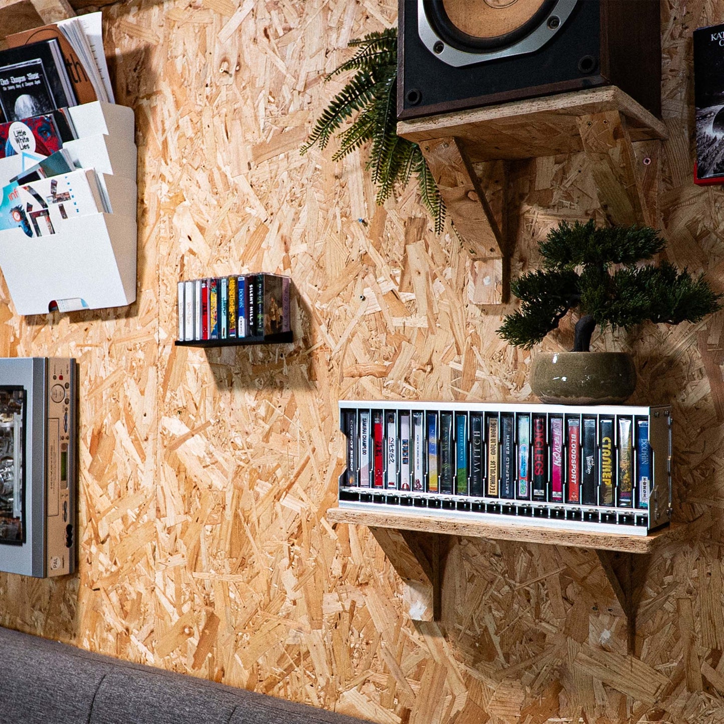 Metal Cassette wall/shelf storage Pre Order
