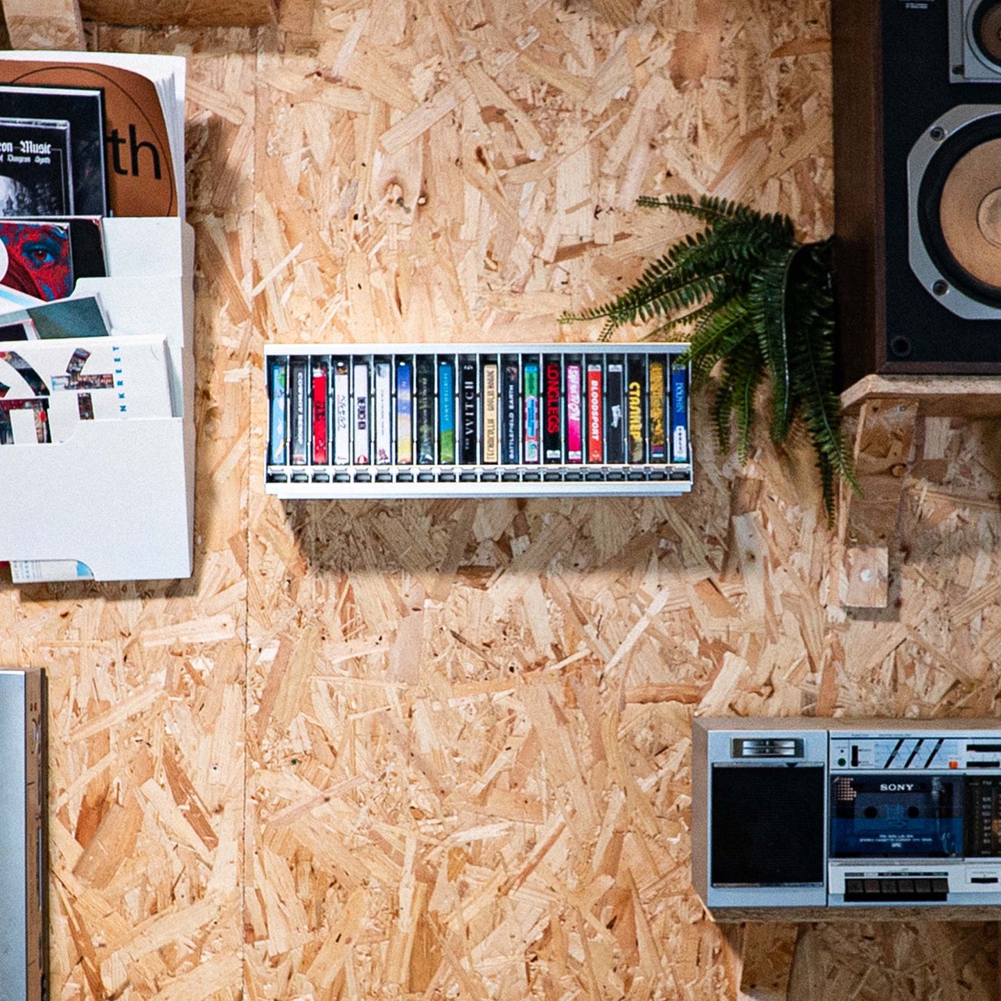 Metal Cassette wall/shelf storage Pre Order
