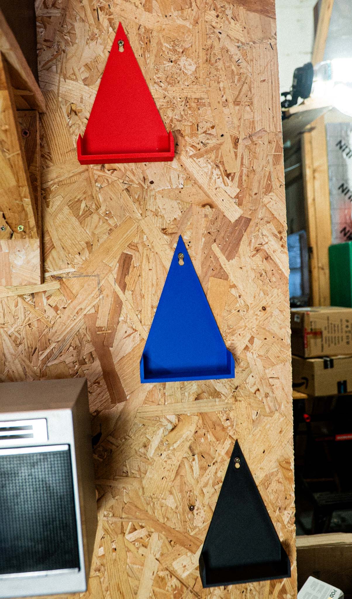 VHS wall mount shelf